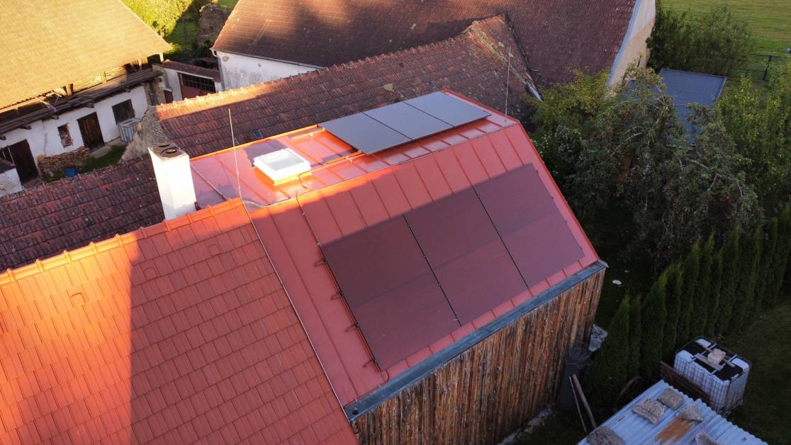 Realizace FVE na rodinný dům Záluží